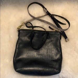 Madewell small black transport bag